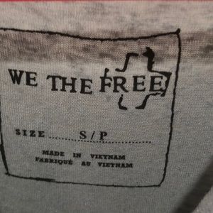 Free People Tops - Free people blue grey cut out shoulder top Free People Tops - Free people blue grey cut out shoulder top